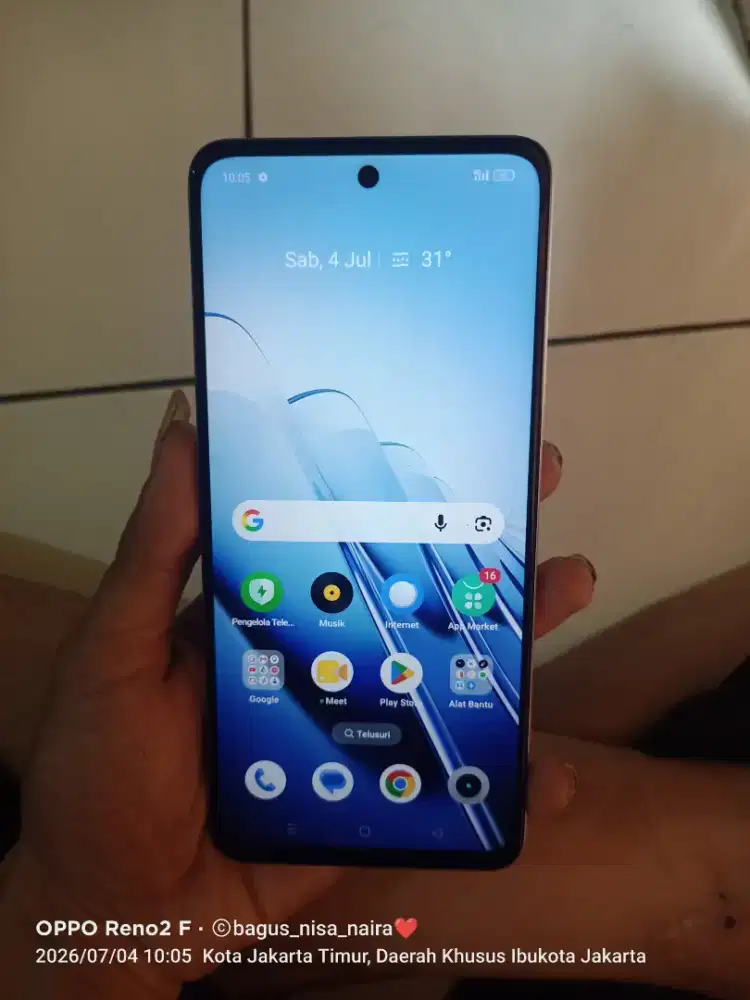 bantuin tmen mau jual realme c55 6+6/128 fullsett msih mulus bgtt