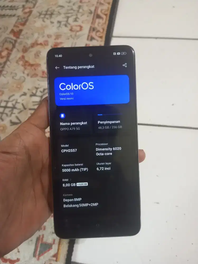 Oppo a79 5g 8/256 NFC hp aja