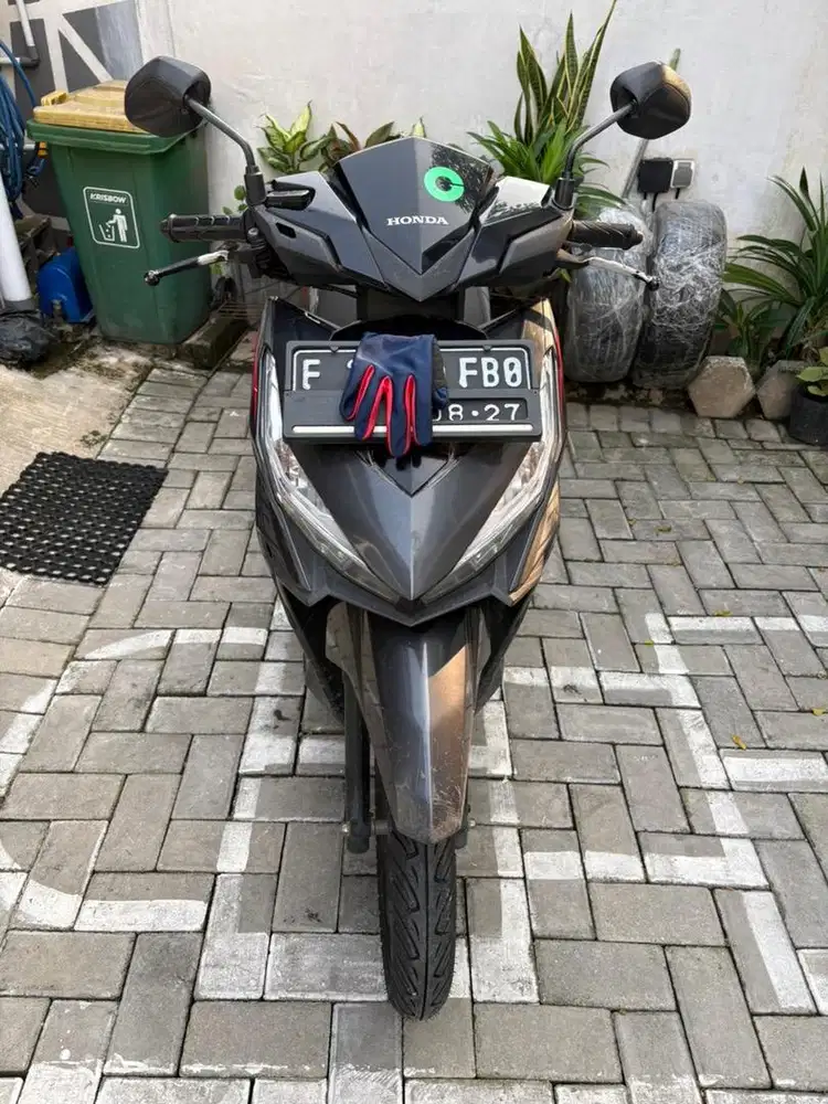 Honda Vario 125 CBS 2017 Pajak Hidup Lengkap Plat F