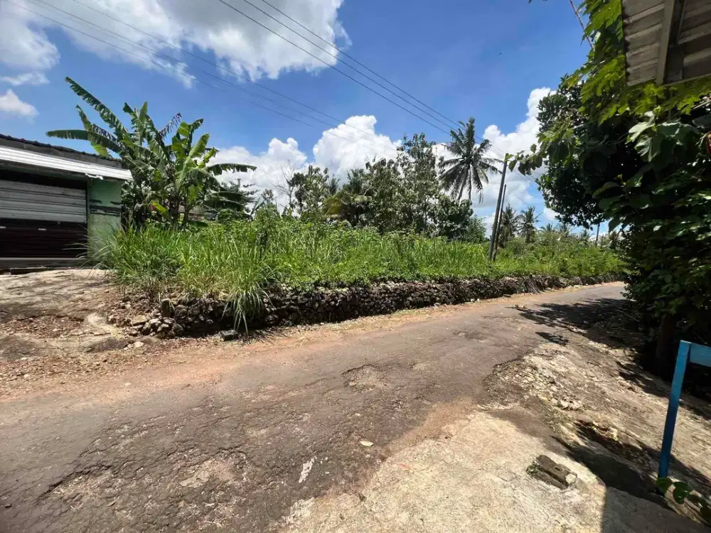 Jual tanah murah di selang Wonosari Gunungkidul pinggir jalan dekat kota