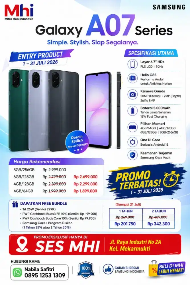 samsung a07 dan a17 series