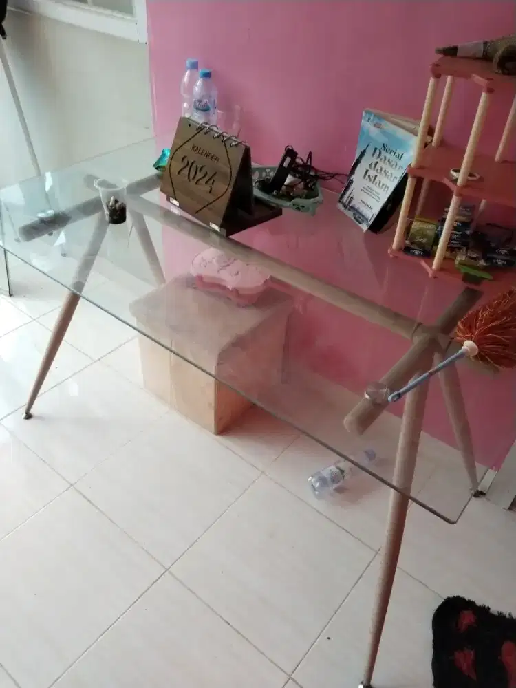 Jual meja makan kaca informa