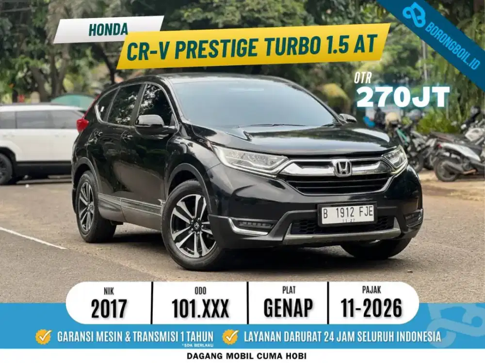 CR-V 1.5 TURBO PRESTIGE  2017 TERMURAH