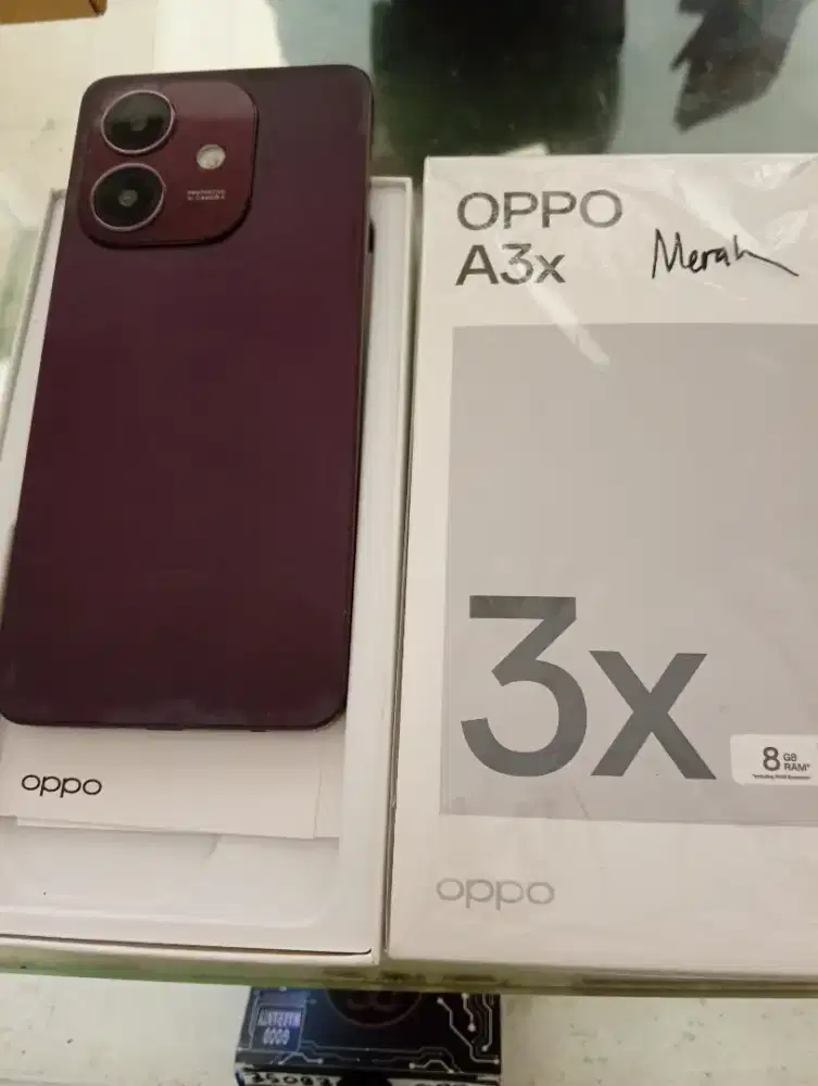 Murah hp Oppo A3x 4/64 LKP mulus minus speaker atas off