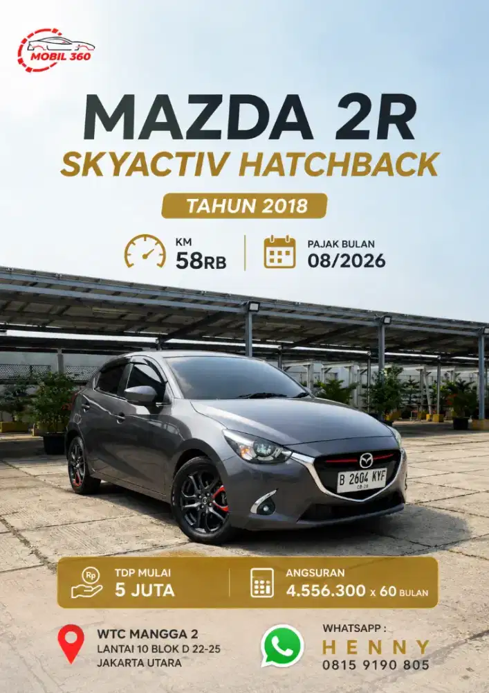 Mazda 2 R SKYACTIV 1.5 matic 2018 abu abu