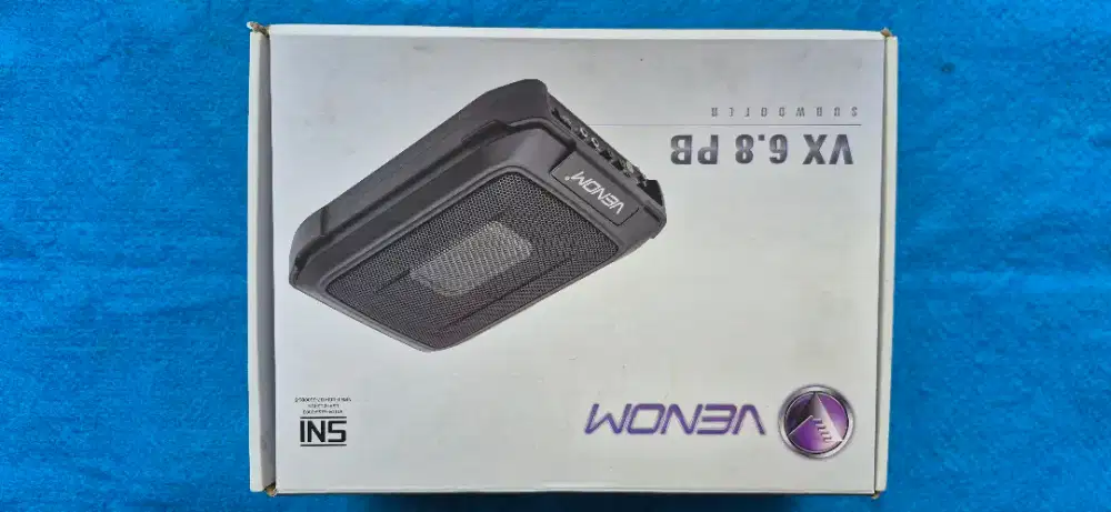 Jual Subwoper Venom VX 6.8 PB kondisi second , lengkap Dus