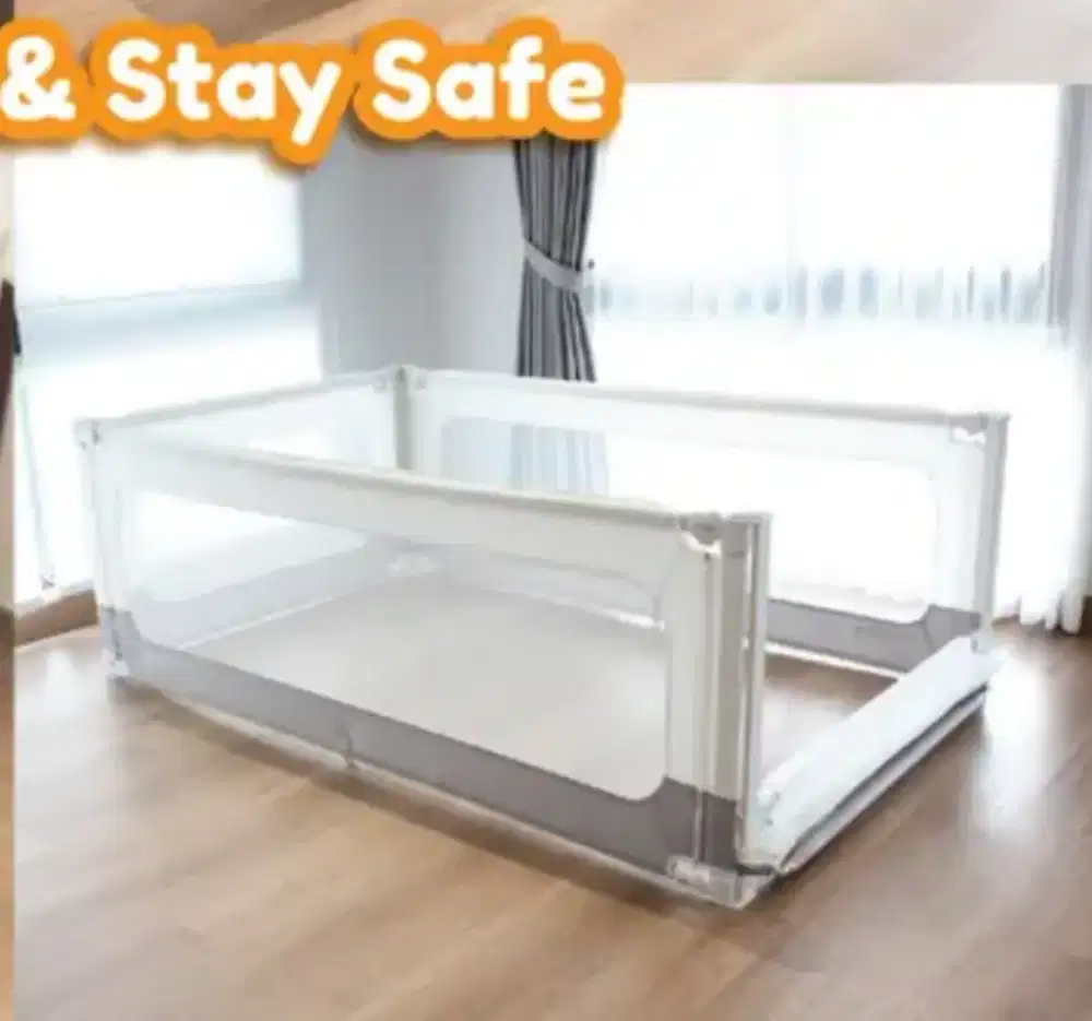 baby bedrail pengaman pagar kasur bayi balita ranjang bed rail safety