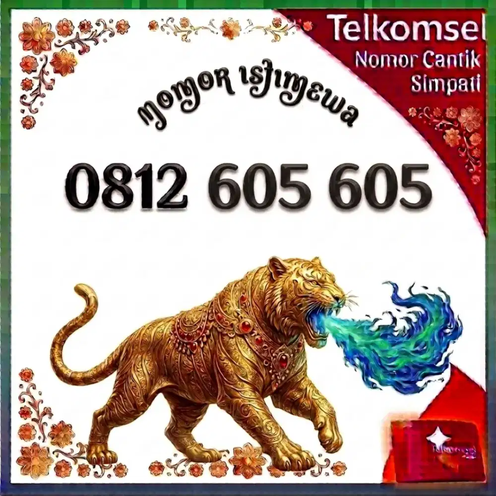 Nomor cantik simpati Telkomsel flash 10 D b