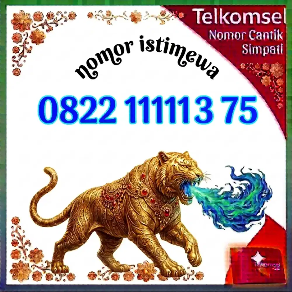Nomor cantik simpati Telkomsel