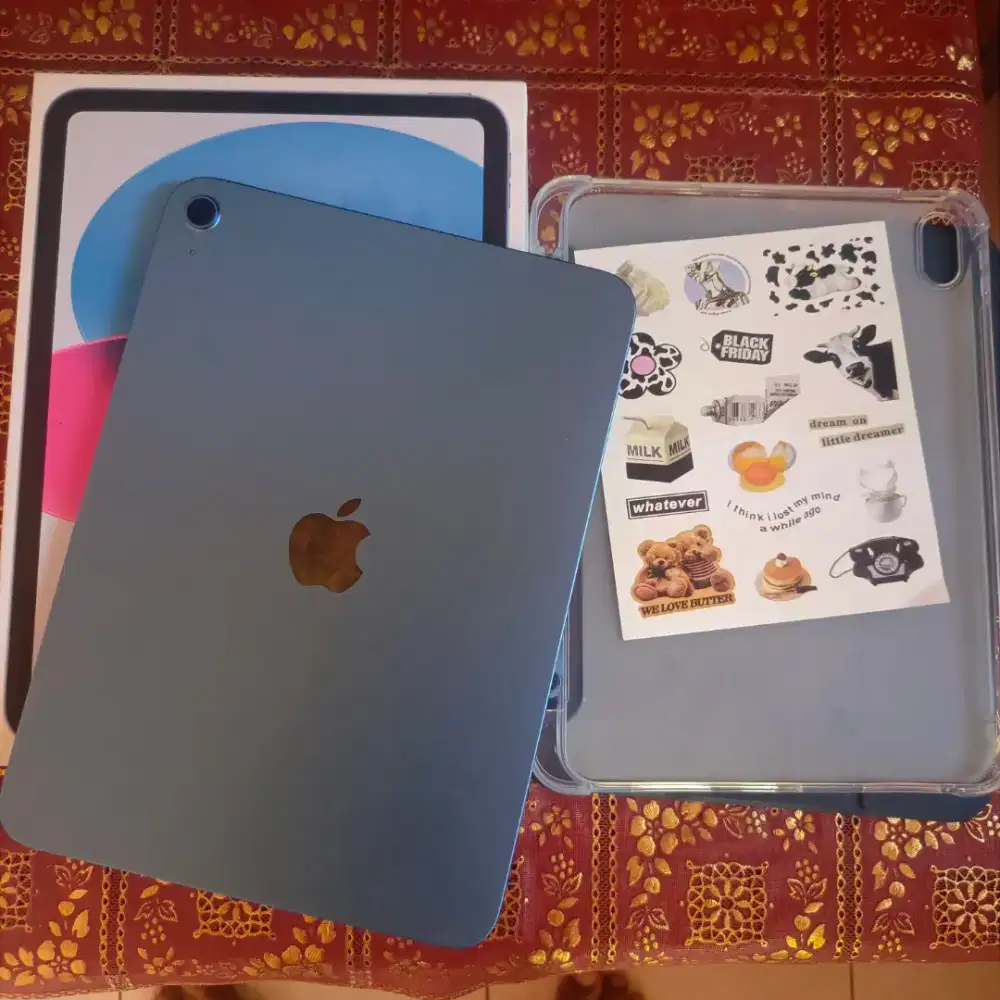 Dijual ipad gen 11 warna blue storage 128 gb second mulus baru 1 bln