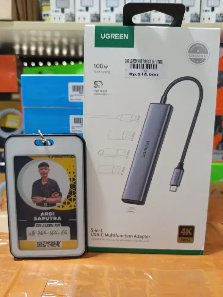 UGREEN HUB TYPE C 5 IN 1