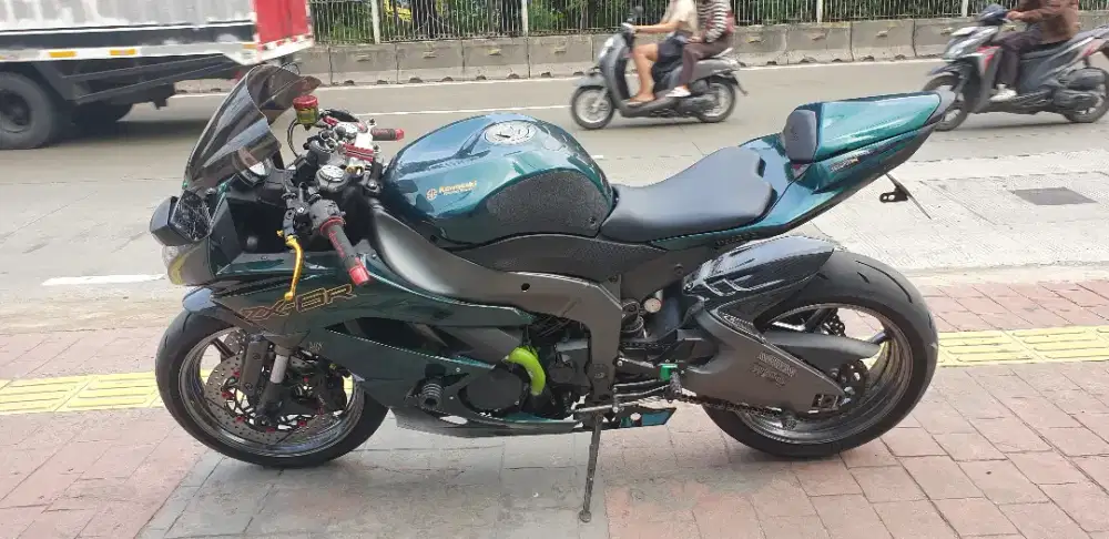 Sell zx6r 2012 repaint hijau