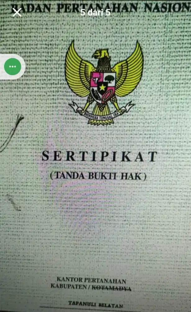 Dijual tanah 6300 MTR, lokasi strategis