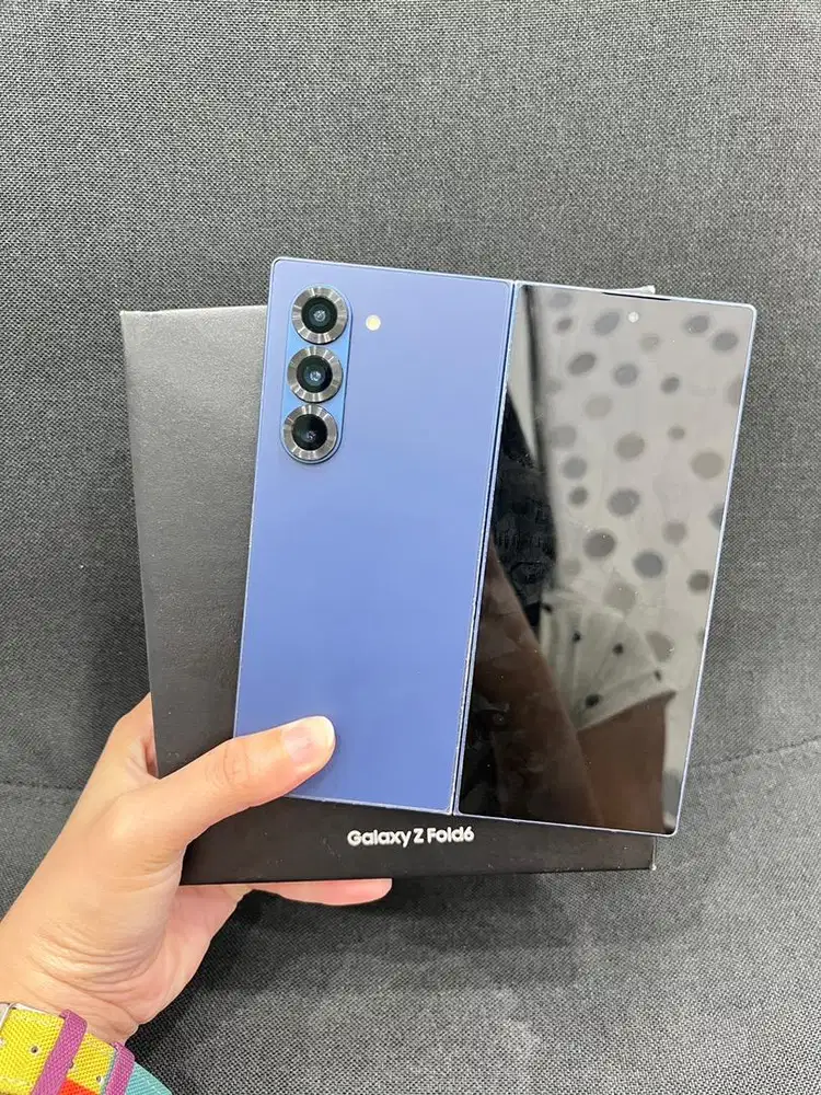 Samsung Z Fold 6 12/512 navy, fullset garansi resmi