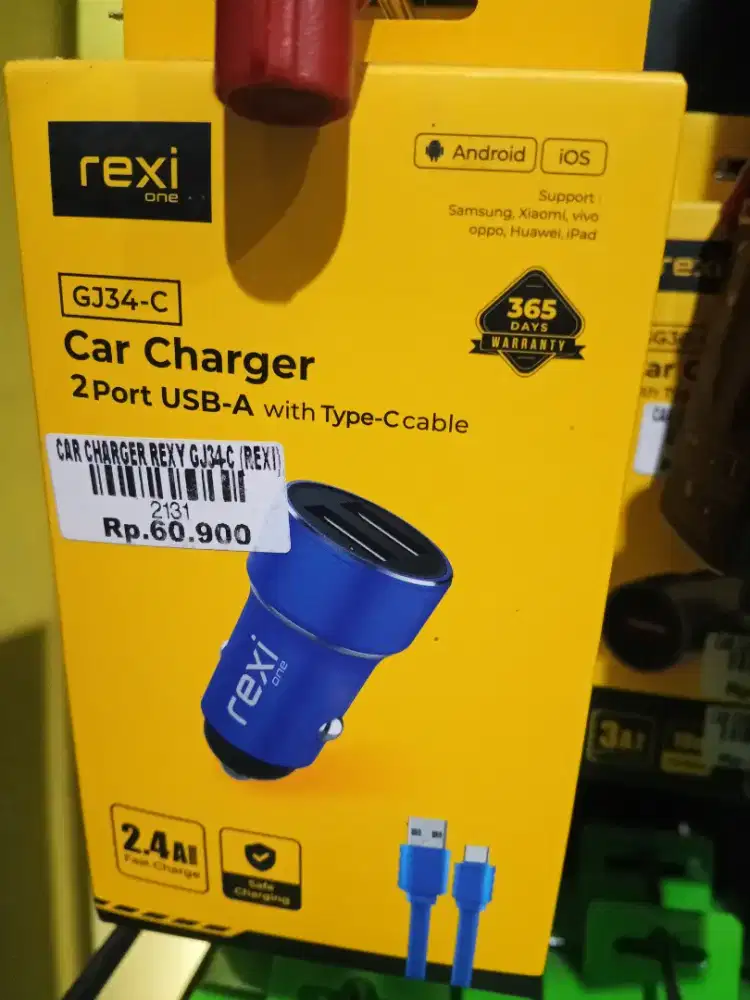 CAR CHARGER REXY GJ34C (REXI)