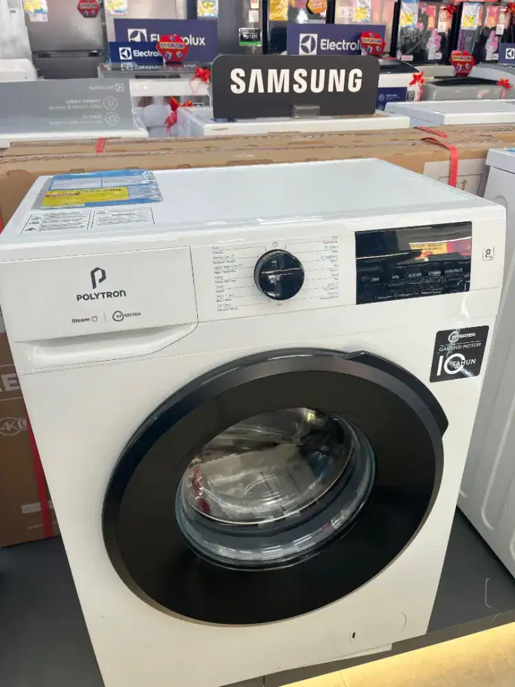 Mesin cuci polytron 8kg | Promo Cicilan Free 2× Angsuran