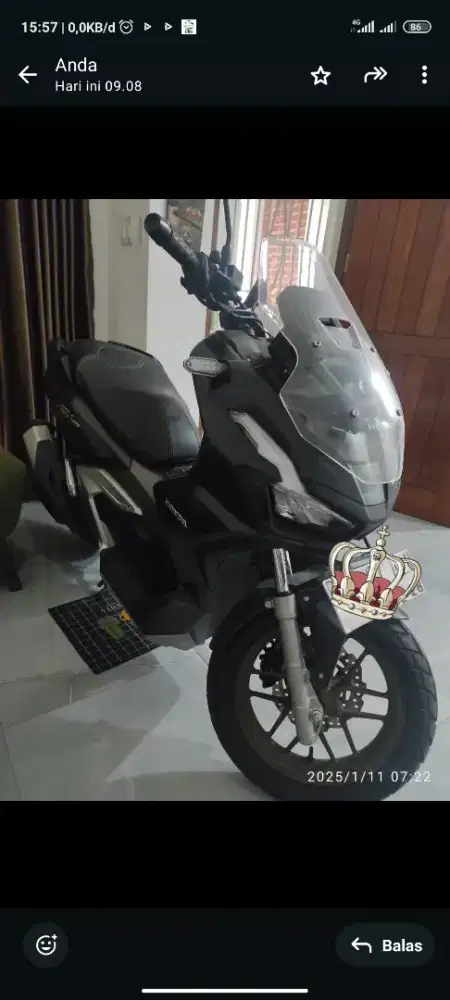 ADV 160 Tahun 2023 Black Doff Full Original