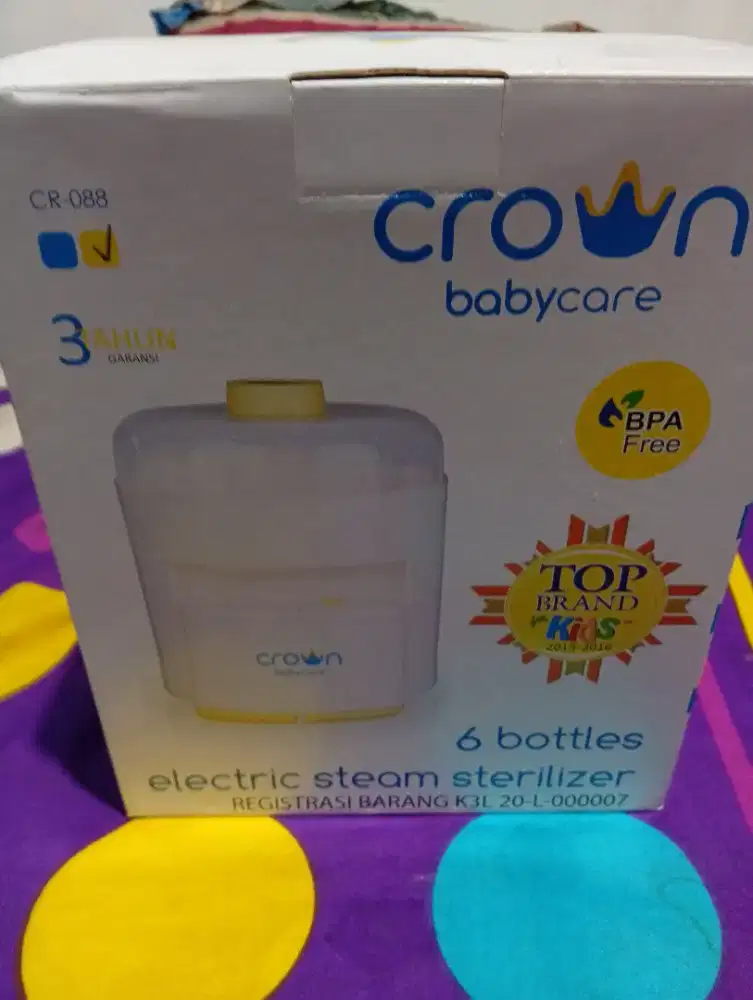Sterilizer steam botol bayi steril