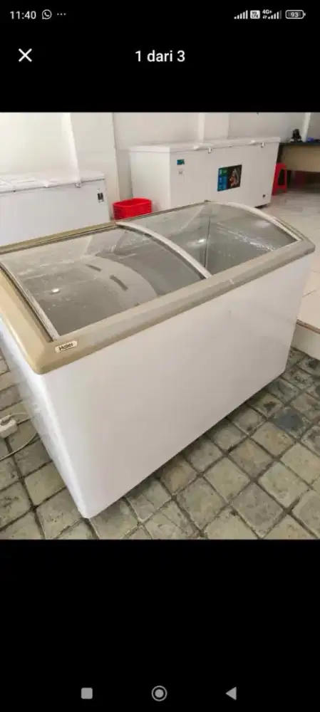 Jual frsh box 360 ltr tutup kaca