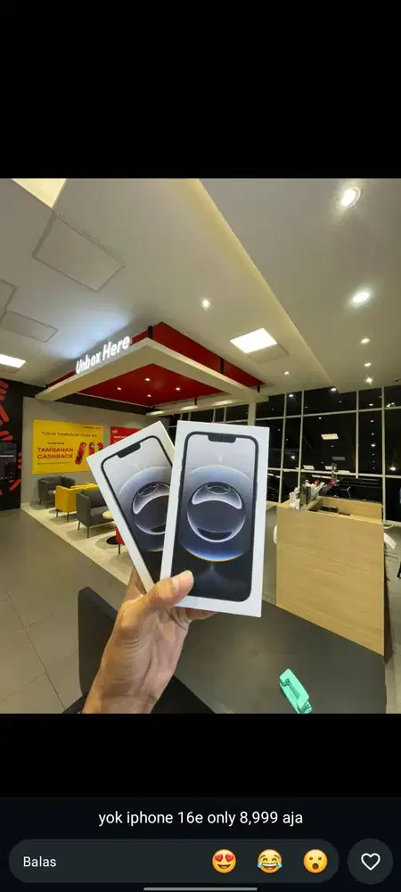 IPHONE 16E NEW DAN MASIH SEGEL