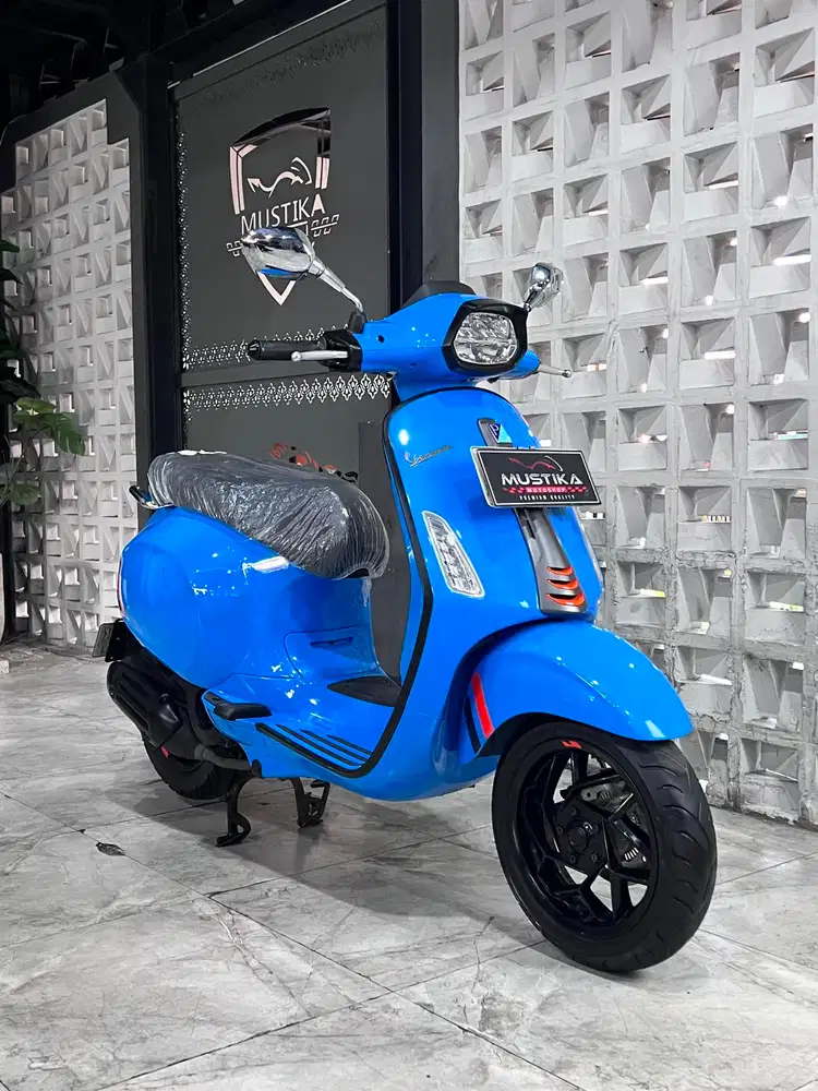 KM 1rb‼️Vespa Sprint S ABS 2025 pmk 26 Blue Ecleticco. DANNY Mustika