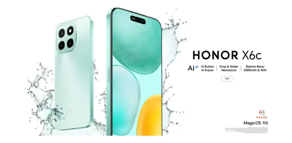 HONOR X6c Ram 12GB(6GB+6GB) + memori 256GB