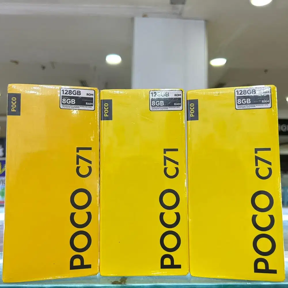 POCO C71 4/128GB GARANSI RESMI NEW (SEGEL ORI)