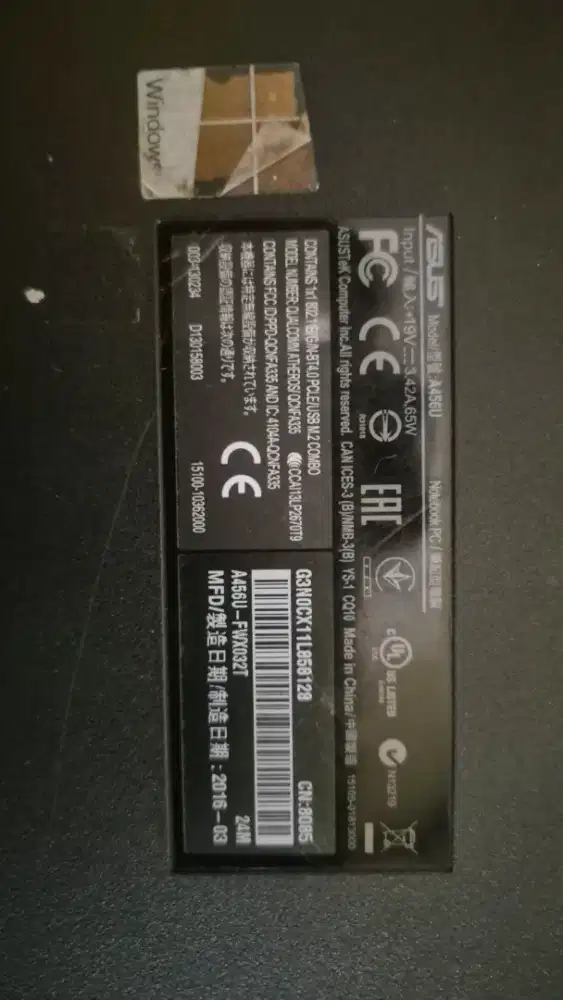 Laptop Asus A456U i5, 8/512 M2 SSD