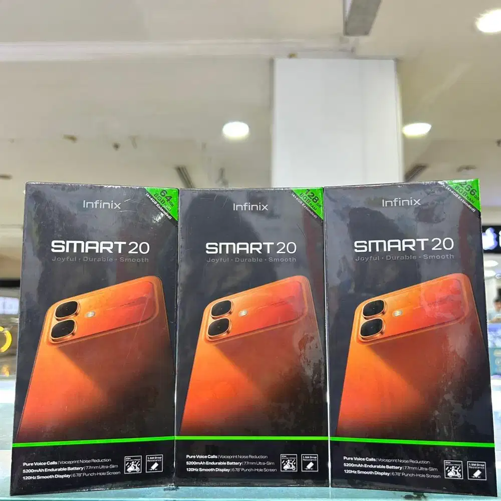 INFINIX SMART 20 4/256GB GARANSI RESMI NEW (SEGEL ORI)