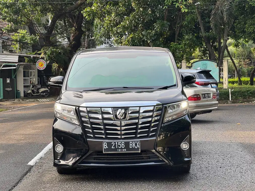 Toyota Alphard G 2.5 ATPM 2016 Hitam | KM 77 Rb