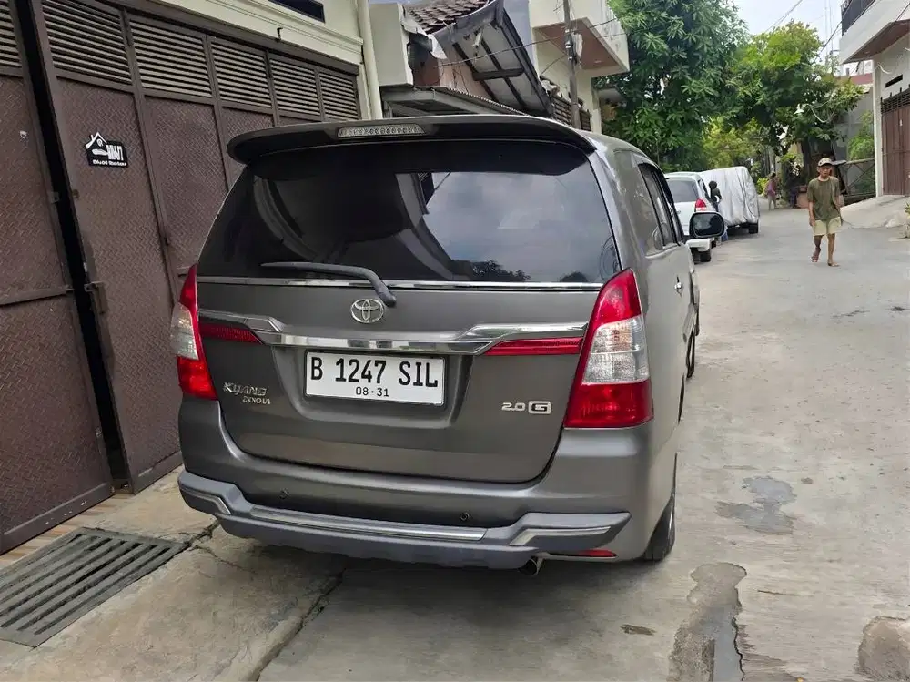 Toyota Kijang Innova Inova G Barong Manual MT Tahun 2014 Abu , 2013