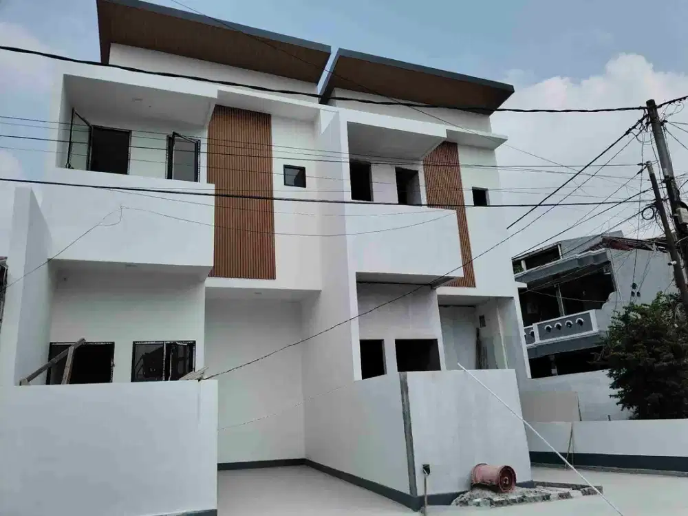 DIJUAL RUMAH MODERN MINIMALIS 2 LANTAI  PESONA ANGGREK BEKASI