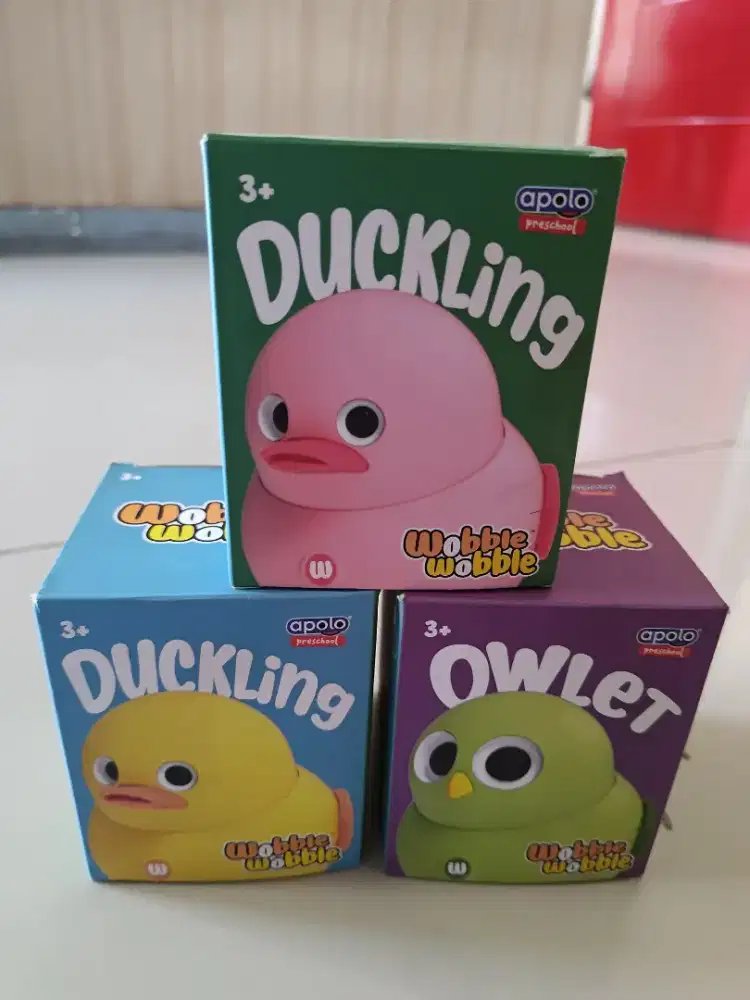 Mainan Anak Bebek Ayam Burung Berjalan Wobble Wobble Apolo