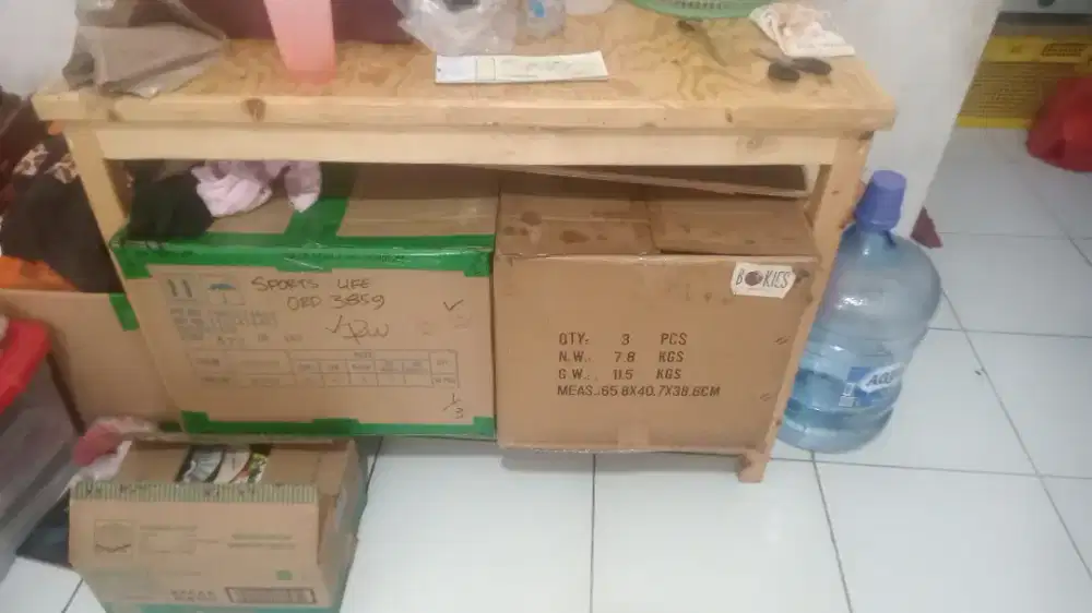 meja kayu serba guna