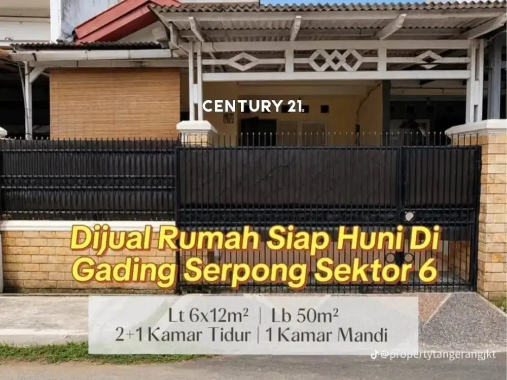 31	DIJUAL CEPAT RUMAH STRATEGIS SEKTOR 6 GADING SERPONG