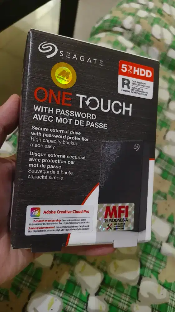 Hardisk hdd laptop external SEAGATE 5TB New gress segel utuh