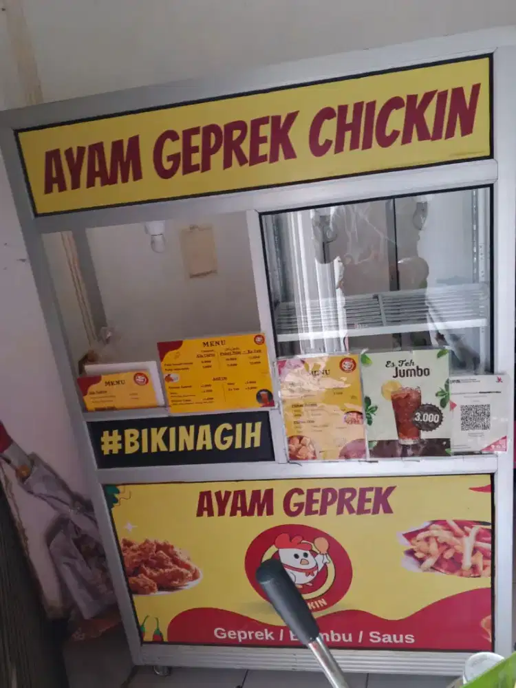 DIJUAL CEPAT ROMBONG AYAM GEPREK / KENTUCKY KONDISI SANGAT BAGUS