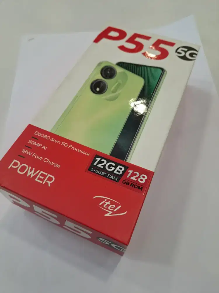 Itel P55 5G 6/128 termurahhh