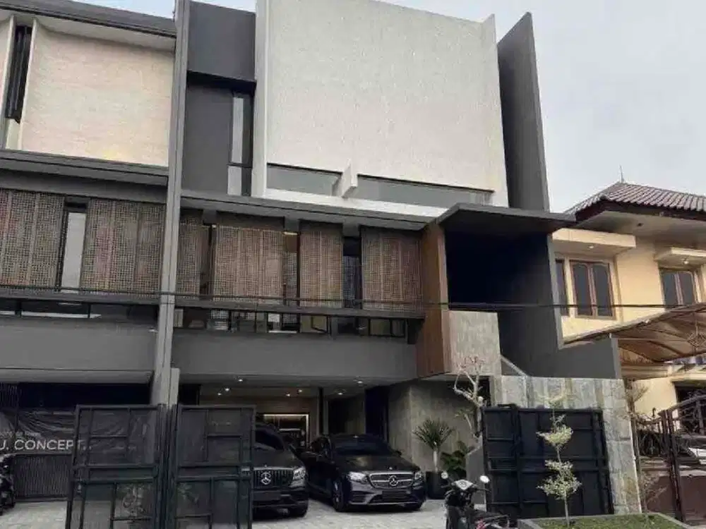 Jual Rumah Baru 3 Lantai Manyar Surabaya Row jalan 5 mobil