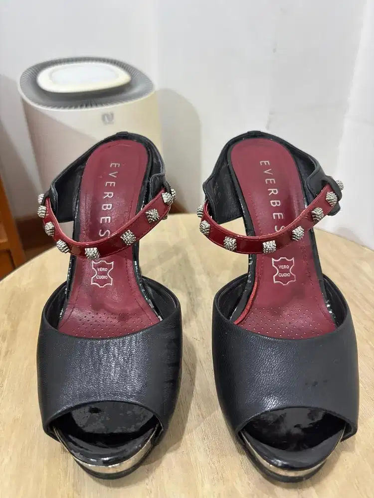 Sepatu Heels Wanita EVERBEST Original - Authentic Leather