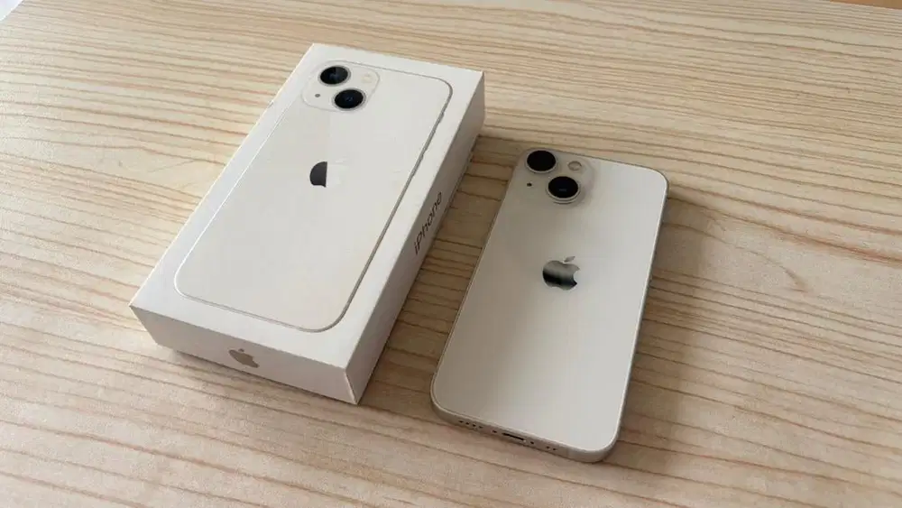 Apple Iphone 13 Mini ex ibox 128 Gb Putih Mulus
