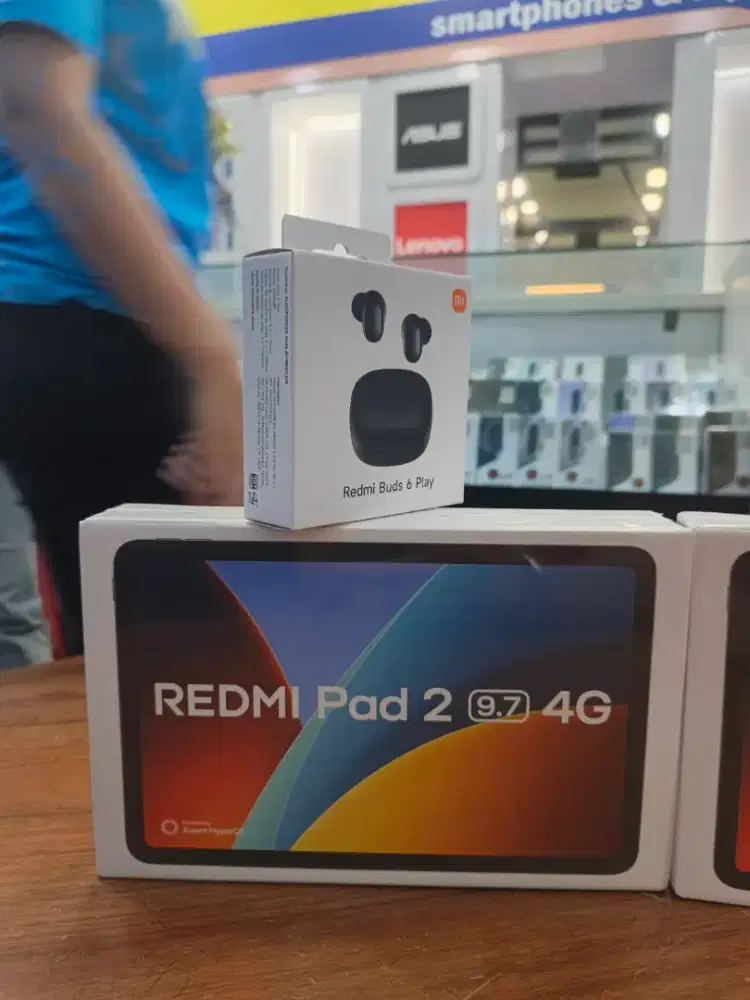 REDMI PAD 2 9.7 INCHI 4G  GRATIS REDMI Buds 6 Cicilan Cuma 648.000x6