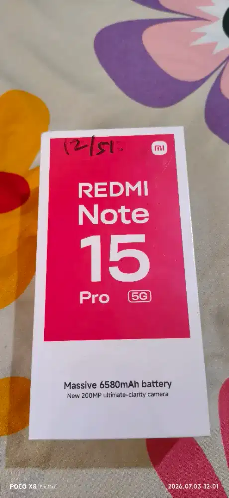 Redmi Note 15 pro 5g 12/512gb