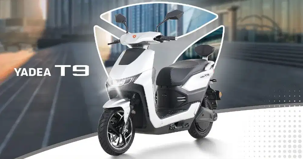 Motor Listrik Yadea T9 - Cicilan Kredivo Ringan, Bunga 0% Tersedia!