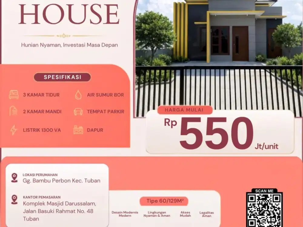 BGF HOUSE HUNIAN NYAMAN TEPAT UNTUK TEMPAT PULANG KELUARGA MUDA