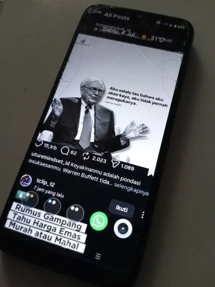 Jual hp realme bekas