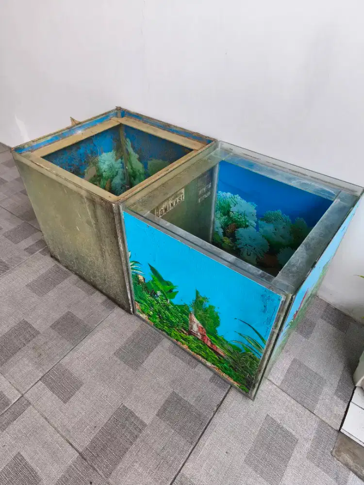 Aquarium bekas 4 pcs