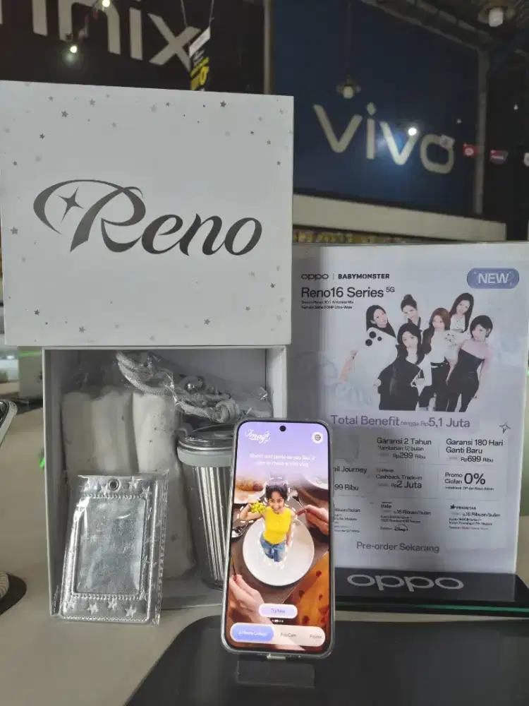 PRE ORDER RENO 16 SERIES DP 200RB SAJA FREE BENEFIT HINGGA 5JT