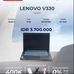 LENOVO V330 RYZEN 5 RADEON RAM 8GB SSD 512GB