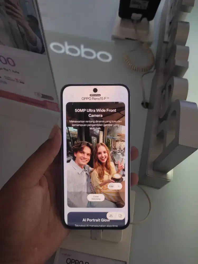 OPPO RENO 15F PROMO CICILAN DI KREDIVO BUNGA 0% FREE 1X CICILAN